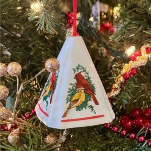 Vintage Cardinal Christmas Ornament
Ceramic Red Cardinals Traditional Holiday